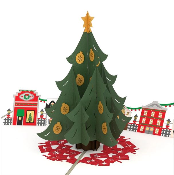 Christmas Tree Village LovePop Card