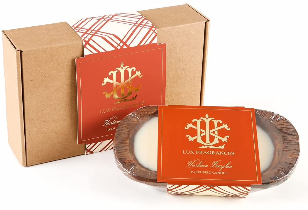Lux Dough Bowl Candle, Heirloom Pumpkin