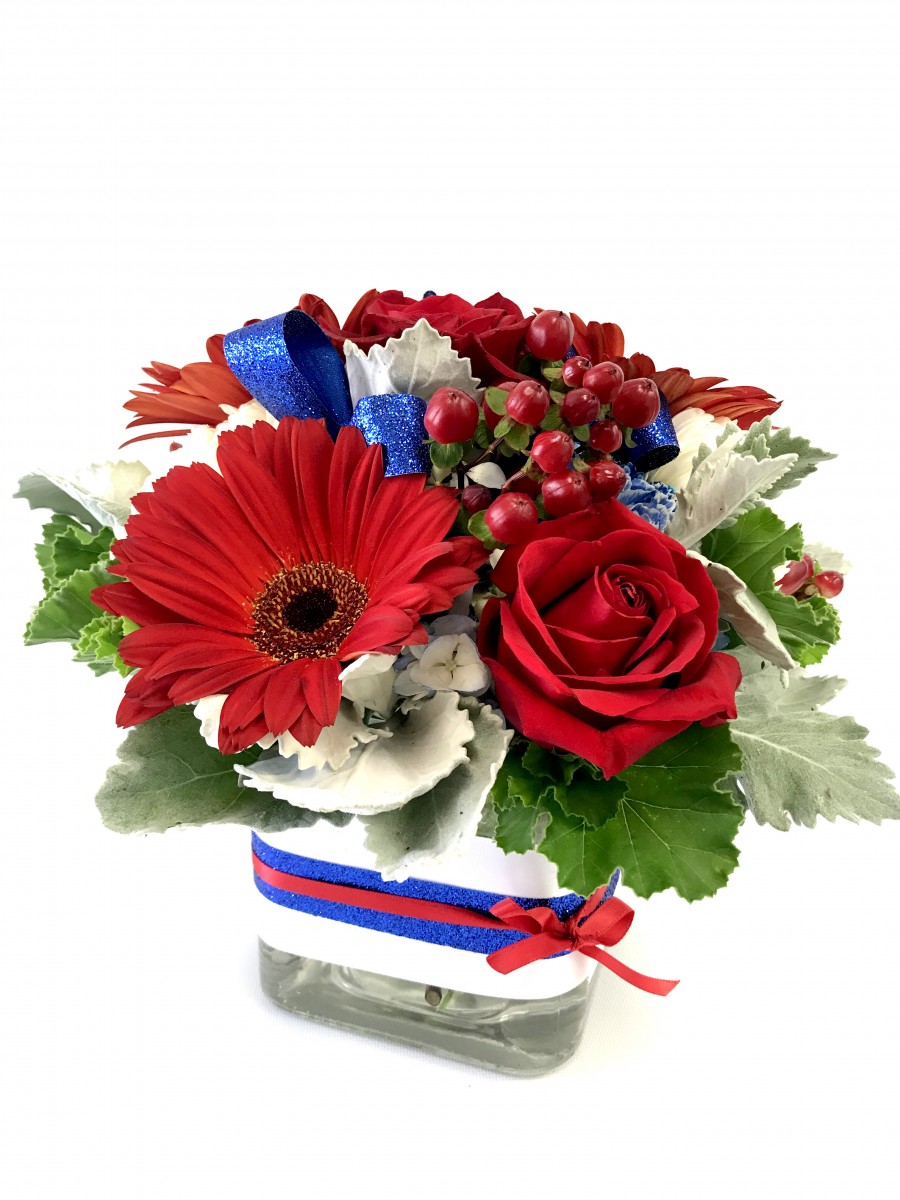 Red White & Bloom Bouquet