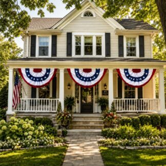 Patriotic Pleated Bunting